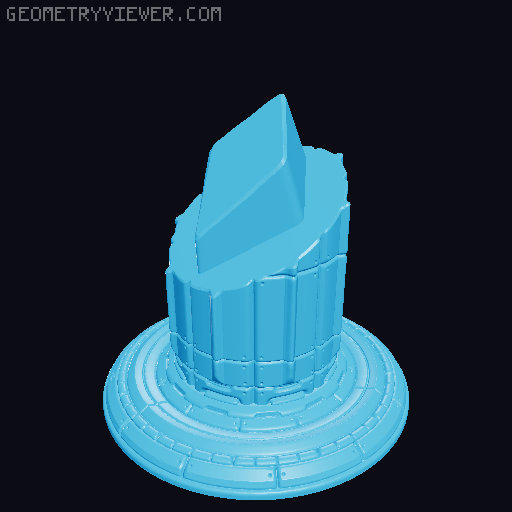 Batman Beyond Bust (pre-supported) 3D model thumbnail