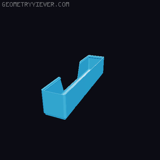 Gridfinity wall cutout collection 3D model thumbnail