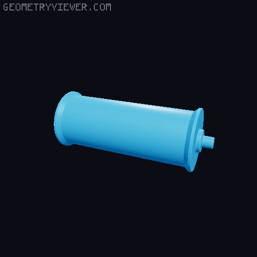 Spool Roller/Holder - Multiple Sizes & Modular Design 3D model thumbnail