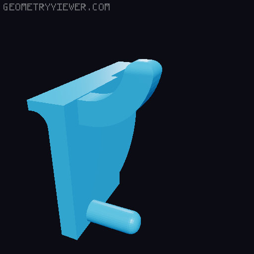 Ultimate Drawer System XL Pegboard Adapter 3D model thumbnail