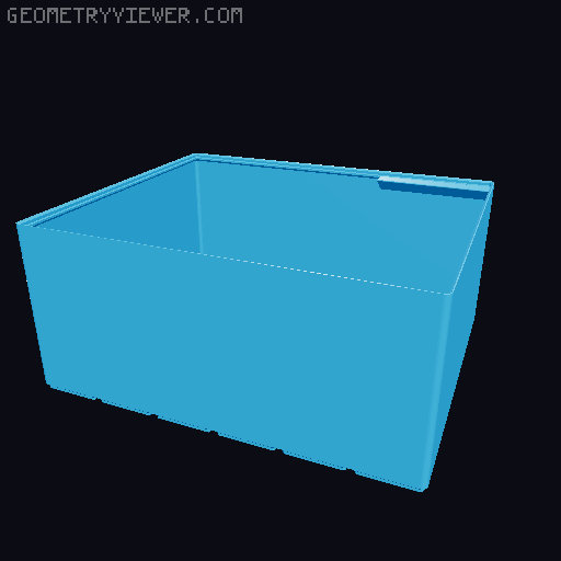 Gridfinity cups height 16 (116mm) collection 3D model thumbnail