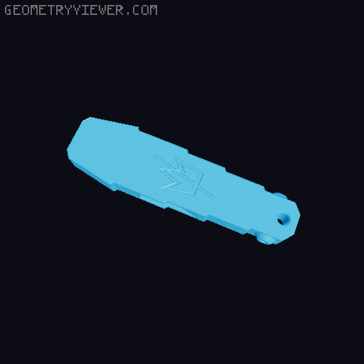 DBLDBL Whistle 3D model thumbnail