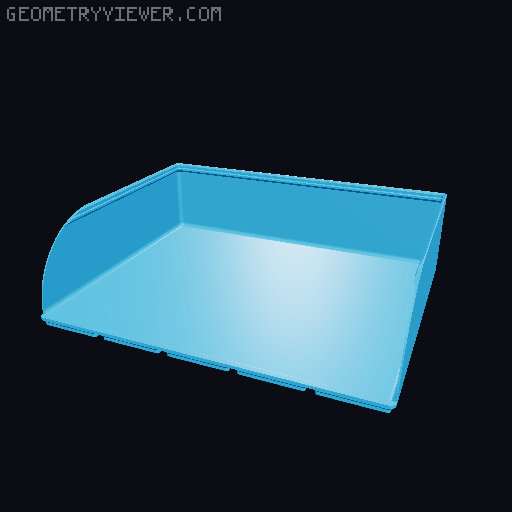 Gridfinity rouded bins collection all sizes 3D model thumbnail