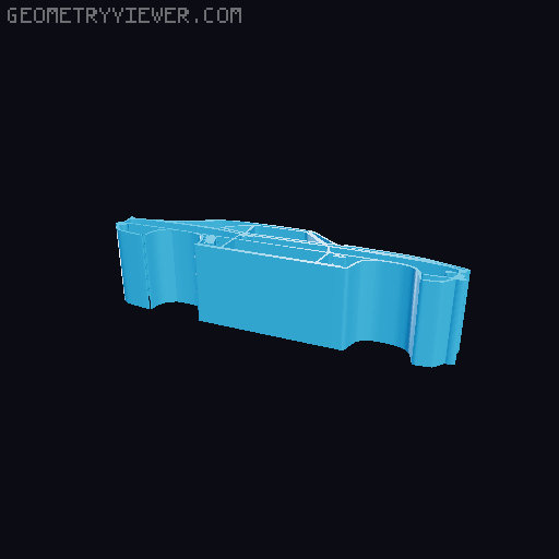 Car silhouettes! different models 3D model thumbnail