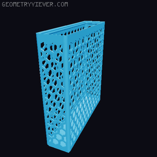 Gridfinity Hex Bins all sizes 3D model thumbnail