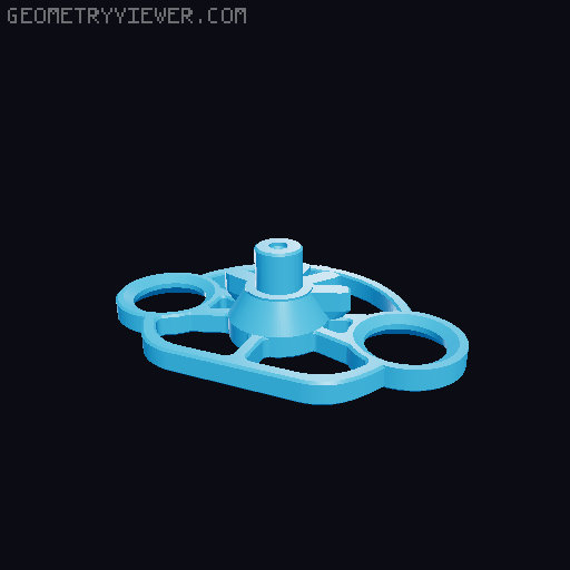 Xbox One controller mini wheel 3D model thumbnail
