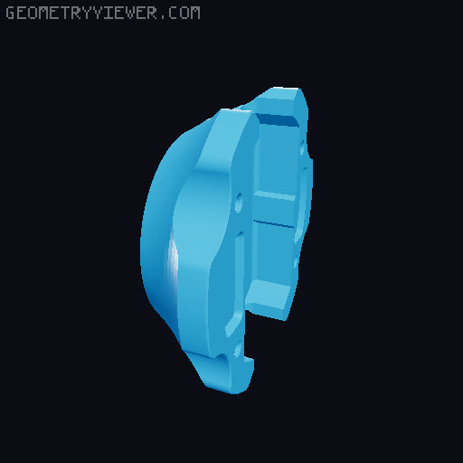Quick Release Filament Holder for Wall Control System 3D model thumbnail