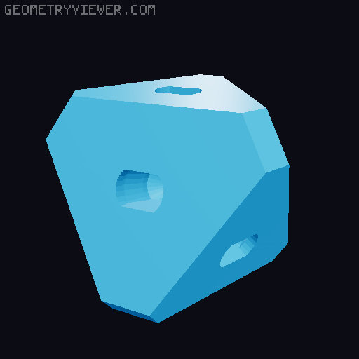 Cube Gear 3D model thumbnail