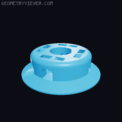 Stem Plant Hold Down 3D model thumbnail