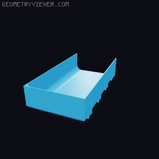 Modular Drawer Organizer Remix 3D model thumbnail