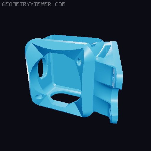 T4 Max FOV Action 2 DJI TPU Drone Mounts 3D model thumbnail
