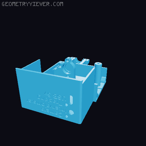 OG Star Tracker V2 Mods (Single piece/beefier gearbox, logo doors) 3D model thumbnail