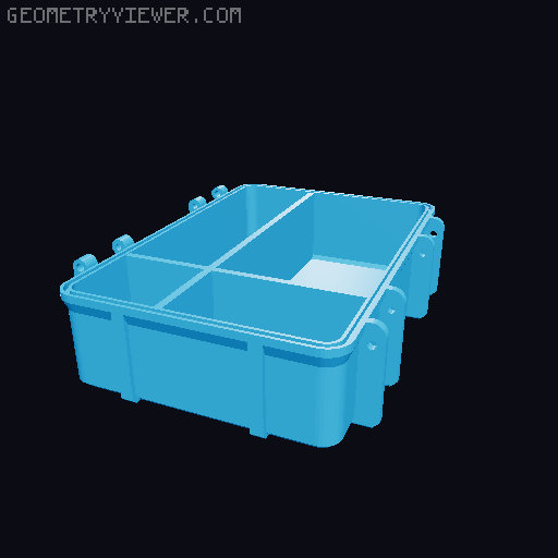 Kaleb08 carry box + EMO robot box 3D model thumbnail