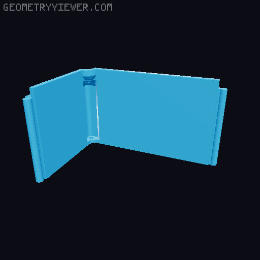 Creality K1 Risers Hexagon Accents 3D model thumbnail