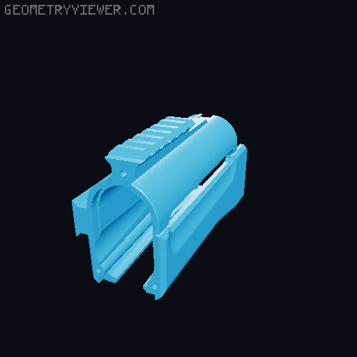 Wolver 999 Picatinny Handguards 3D model thumbnail