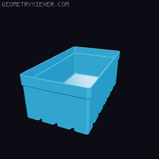 Festool/Tanos Organizer Sys-Org boxes / drawer organizer 3D model thumbnail