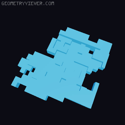 Mario Bros - fridge magnets 3D model thumbnail