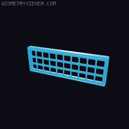 Beveled Gherkin Case 3D model thumbnail