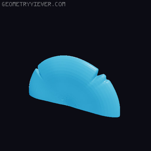 Modular Mushroom Magnets 3D model thumbnail