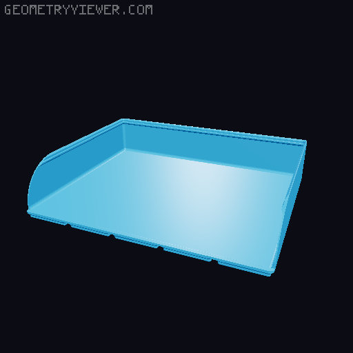Gridfinity rouded bins collection all sizes 3D model thumbnail