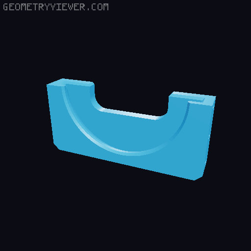 Random Orbital Sander Wall Control Mount 3D model thumbnail