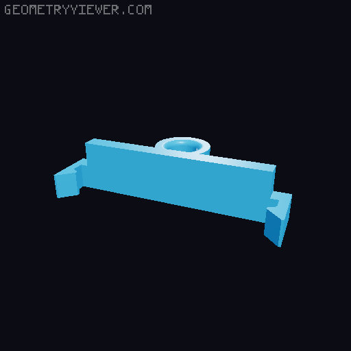 Anycubic Kobra Chain link  3D model thumbnail