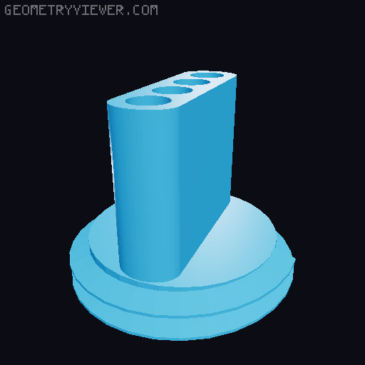 GOEWS Threaded insert shelf 3D model thumbnail