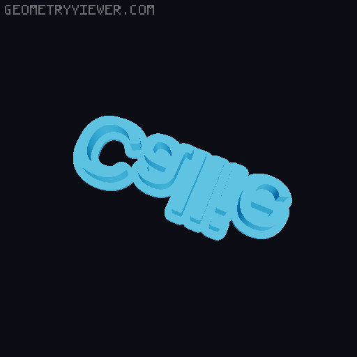 ABC_sand_stamp 3D model thumbnail