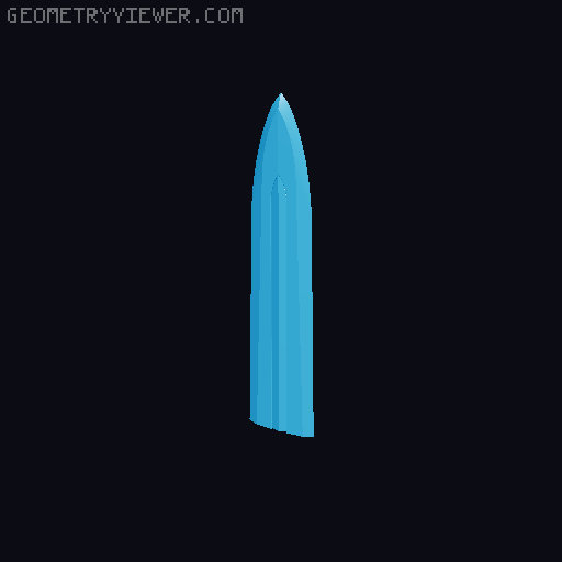 Steel Sword from Skyrim 3D model thumbnail