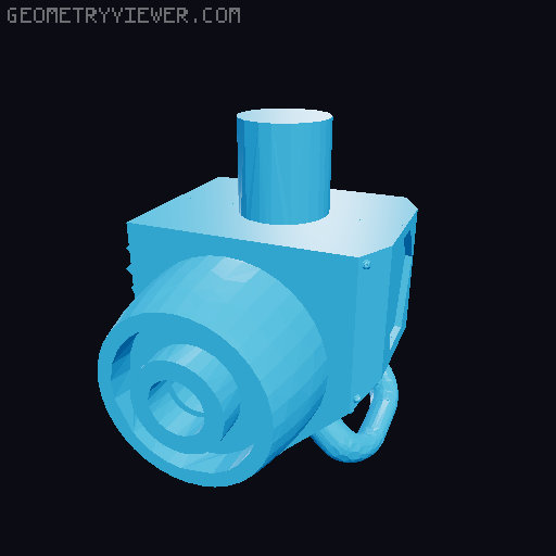 40mm frame parts 3D model thumbnail
