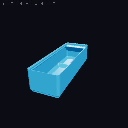 Gridfinity Bin Generator 3D model thumbnail