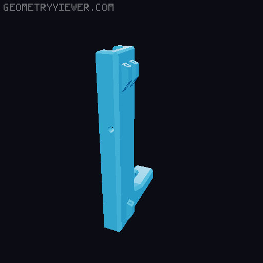 Easy Bolt Action + T-Pull Mod X-Shot Fury-X (simply slide over the picatinny rail) 3D model thumbnail