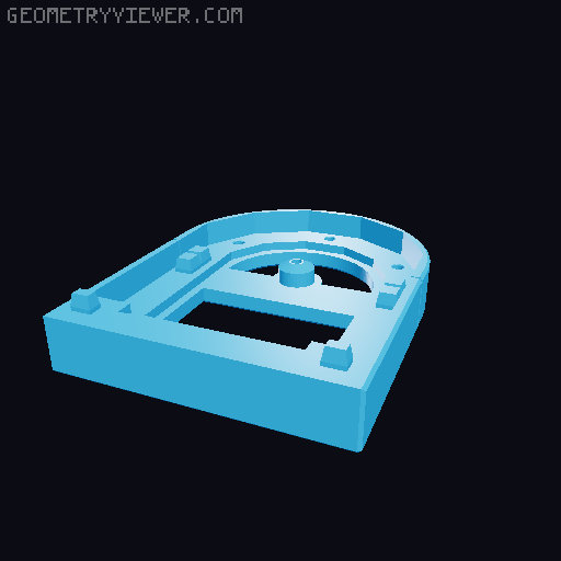 Giant Treasure Chest Puzzle Box 3D model thumbnail