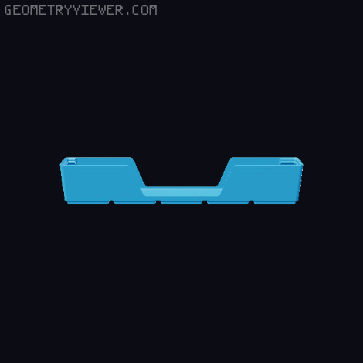 Gridfinity wall cutout collection 3D model thumbnail