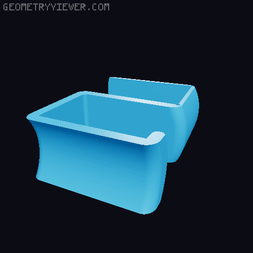Headphone Table Hook 3D model thumbnail