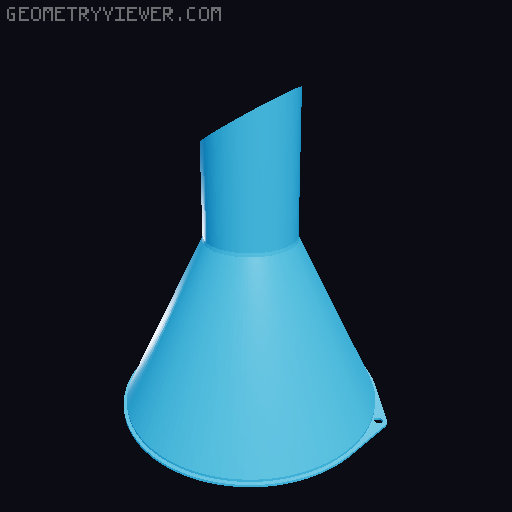 Funnels. Various sizes 25mm to 200mm 3D model thumbnail