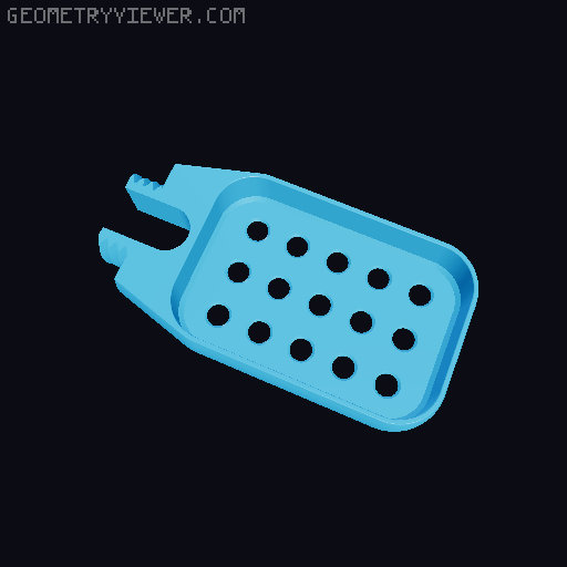 Sturdy soap and shampoo dish for your shower 3D model thumbnail