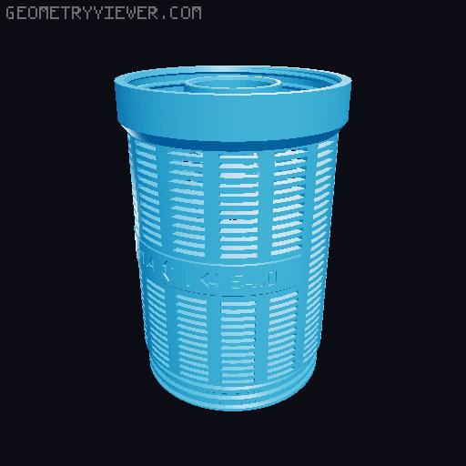 KID'nR - Keep It Dry ... and Rolling! (Silica Gel Box) 3D model thumbnail