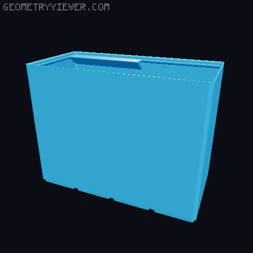 Gridfinity cups height 18 (130mm) collection 3D model thumbnail