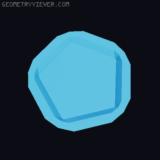 Geometric pot 3D model thumbnail