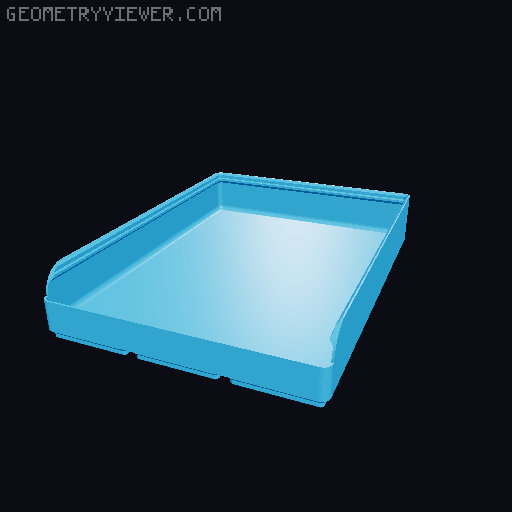 Gridfinity rouded bins collection all sizes 3D model thumbnail