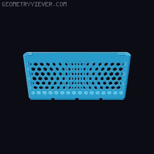 Gridfinity Hex Bins all sizes 3D model thumbnail