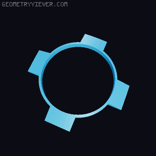 Portal Button Keycap 3D model thumbnail