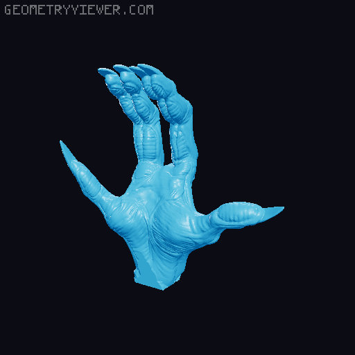 Ceiling Xenomorph 3D model thumbnail