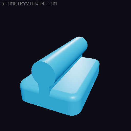 Basic Clamp - Print In Place 3D model thumbnail