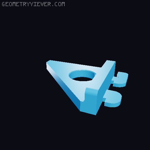 Vevor Pegboard DDD Wall Control Sidepieces 3D model thumbnail