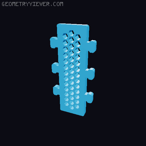 Adjustable cell phone stand remix 3D model thumbnail