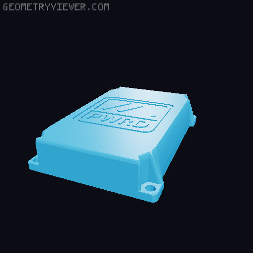 RAK19007-mini/RAK5005-mini case for Meshtastic 3D model thumbnail