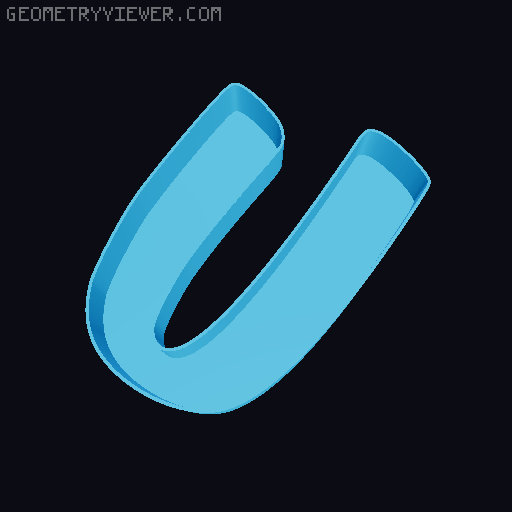 LED Letters Inside bigger Bottom / Buchstaben Innen mit dickerem Untergrund 3D model thumbnail