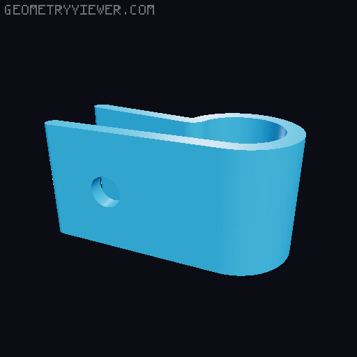 Cable Clamps Clips 3D model thumbnail